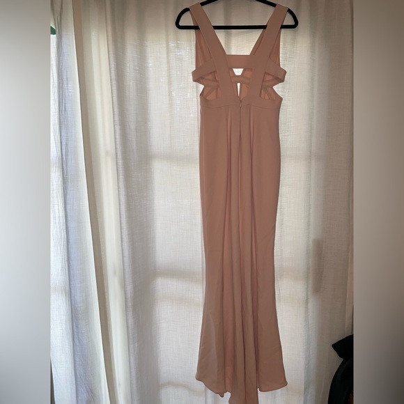 Light Pink (Blush) Intermix Brand Size Small Gown; Never Worn; - Picture 2 of 3